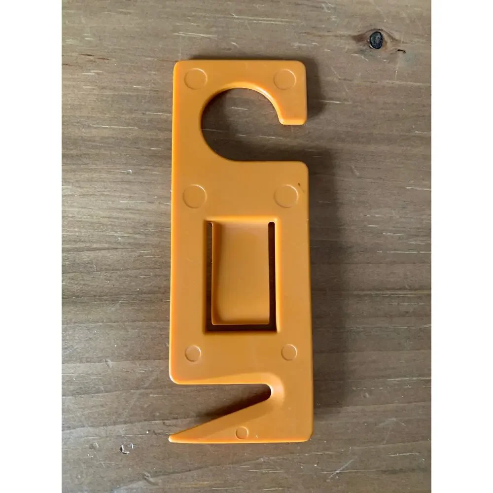 Tupperware Letter Opener Ruler Multi-Tool Gadget USA 898 Harvest Orange Vintage